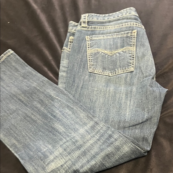 Rock & Roll Denim Slim Straight Jeans - Classic Blue - Picture 6 of 7